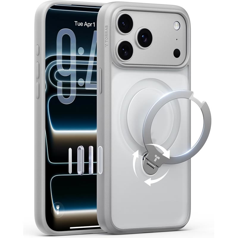 Op lung TORRAS Q3 Spin cho iPhone 17 Pro (de xoay 360 do)