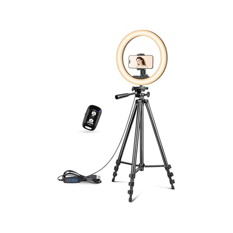 UBeesize 12" LED Ring Light Kit (đèn ring quay TikTok)