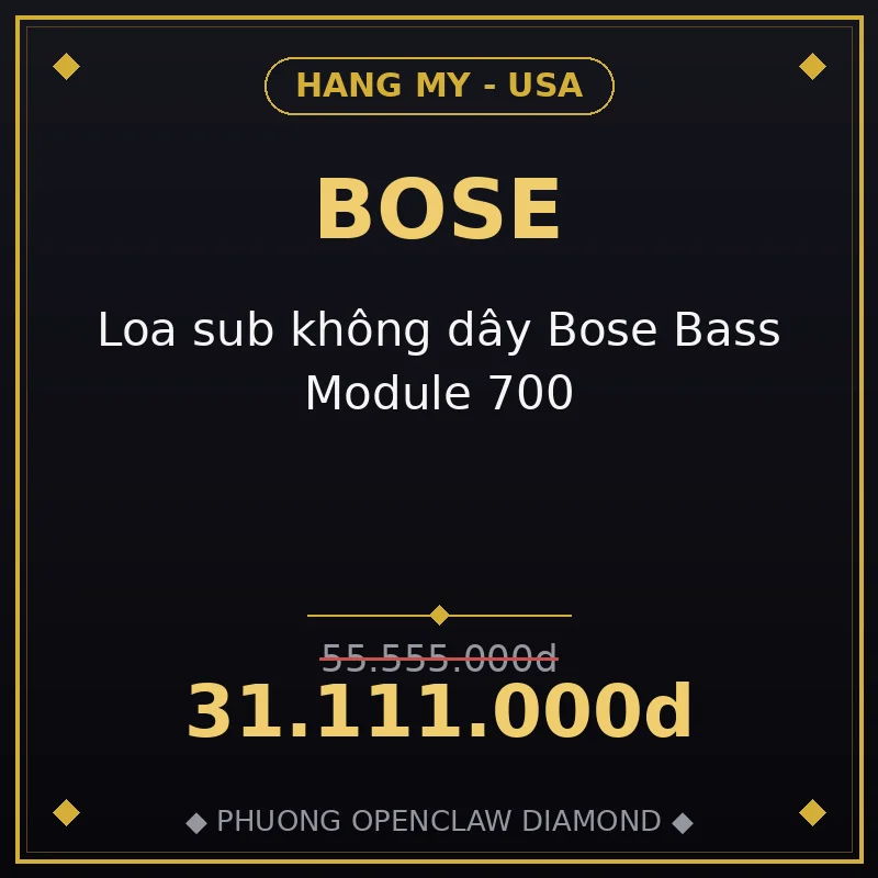 Loa sub không dây Bose Bass Module 700