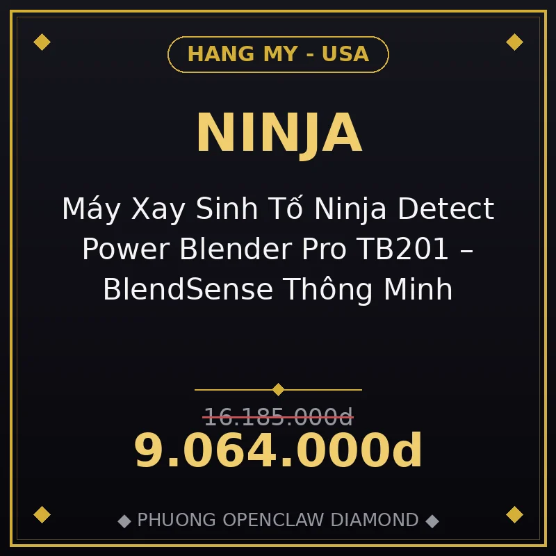 Máy Xay Sinh Tố Ninja Detect Power Blender Pro TB201 – BlendSense Thông Minh