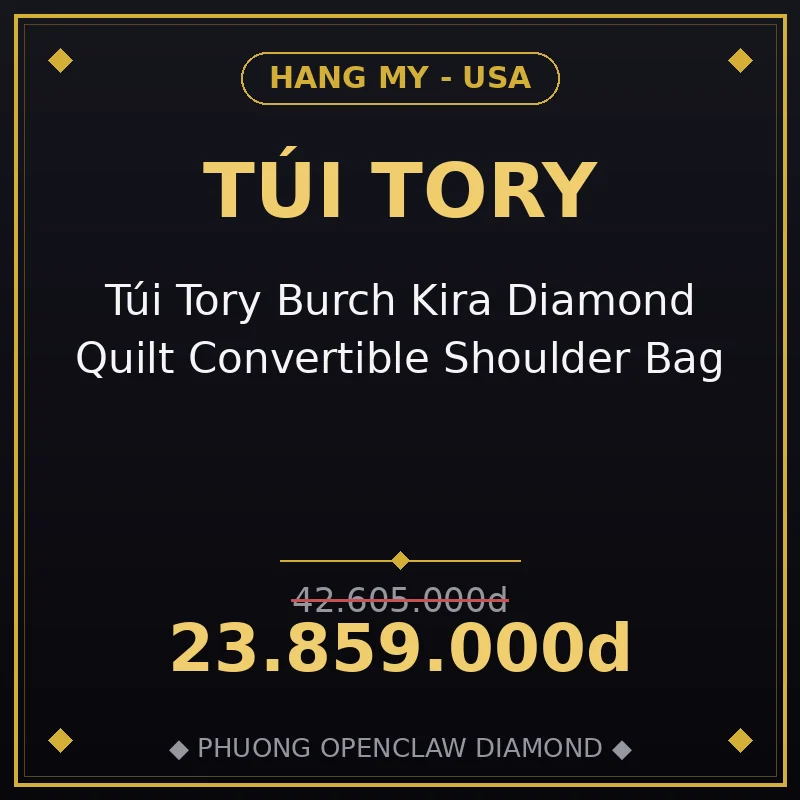 Túi Tory Burch Kira Diamond Quilt Convertible Shoulder Bag