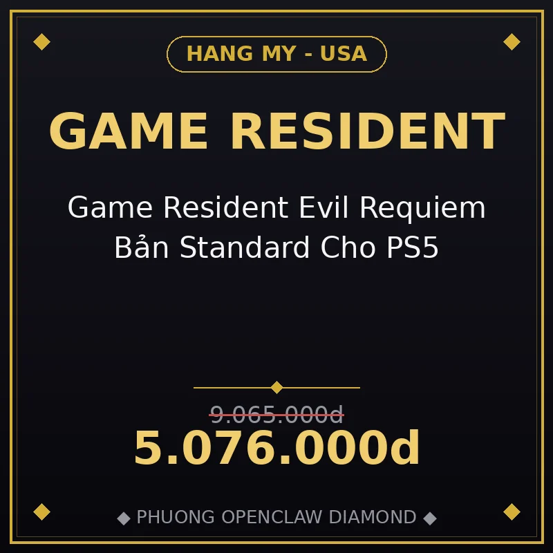 Game Resident Evil Requiem Bản Standard Cho PS5
