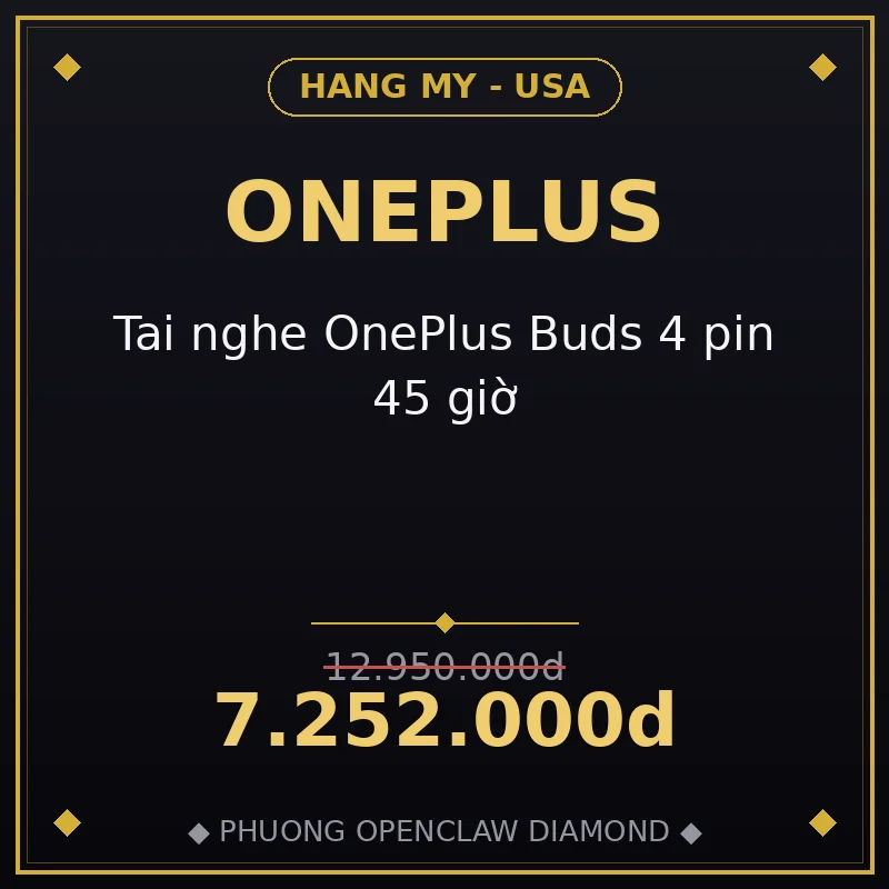 Tai nghe OnePlus Buds 4 pin 45 giờ