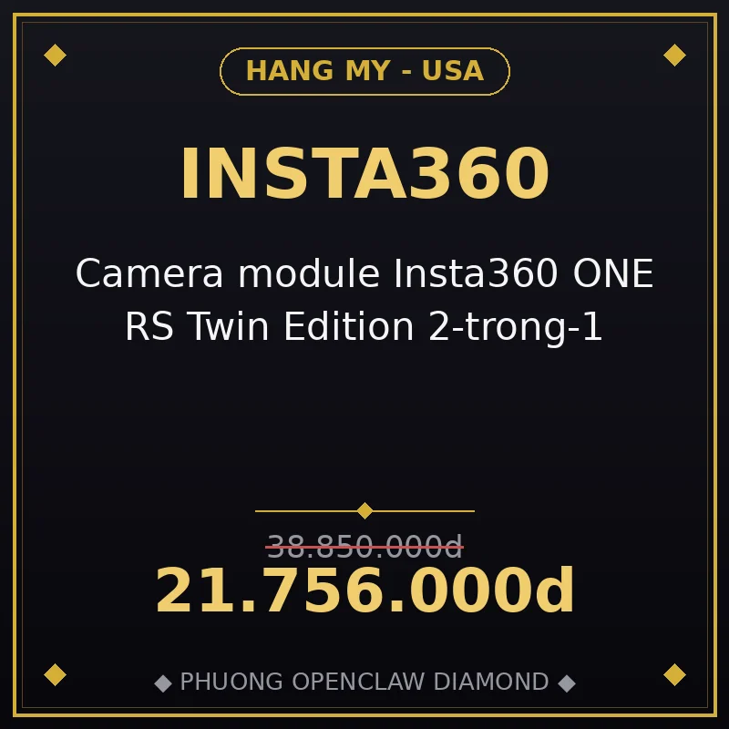 Camera module Insta360 ONE RS Twin Edition 2-trong-1