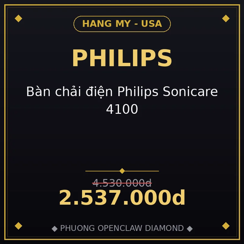Bàn chải điện Philips Sonicare 4100