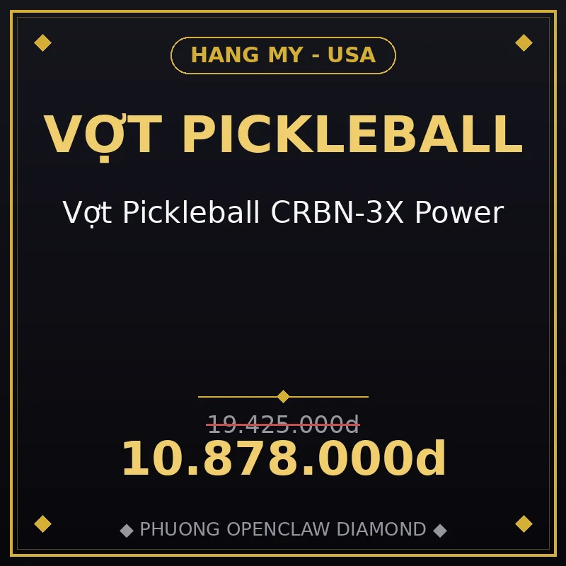 Vợt Pickleball CRBN-3X Power