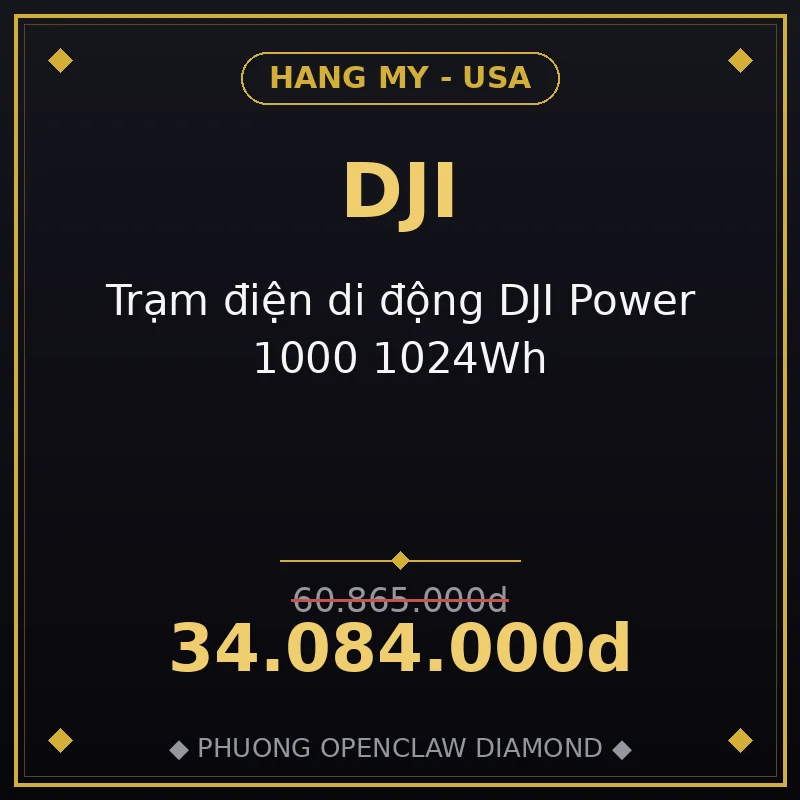 Trạm điện di động DJI Power 1000 1024Wh