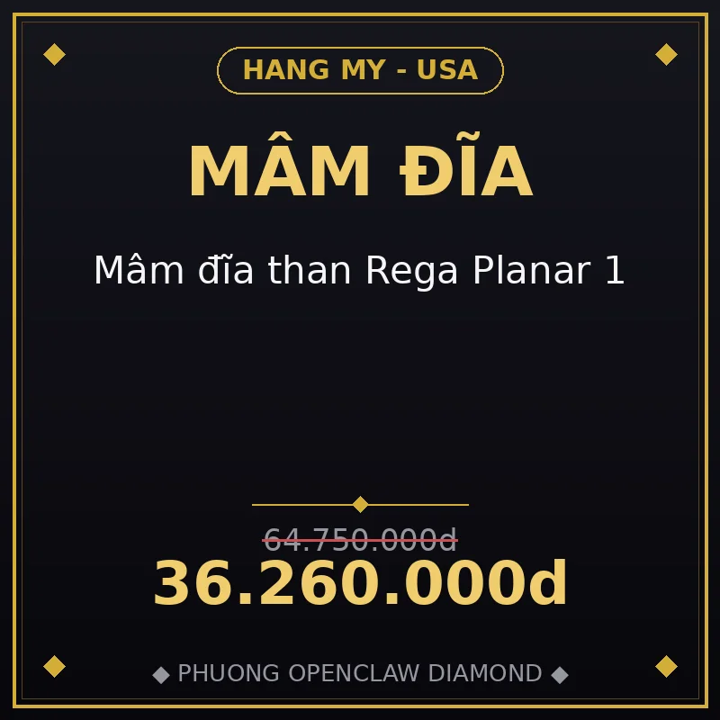 Mâm đĩa than Rega Planar 1