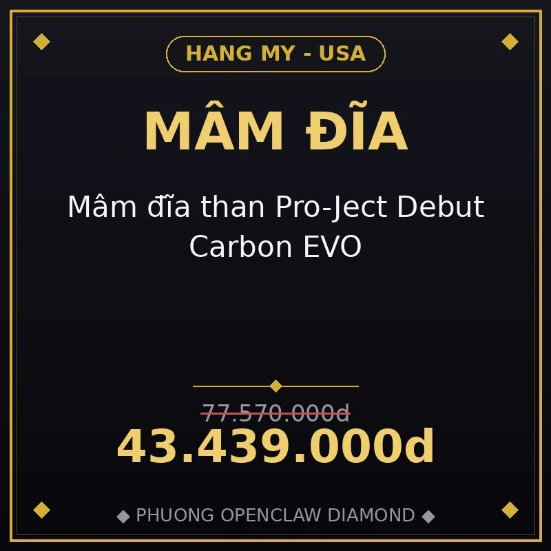 Mâm đĩa than Pro-Ject Debut Carbon EVO