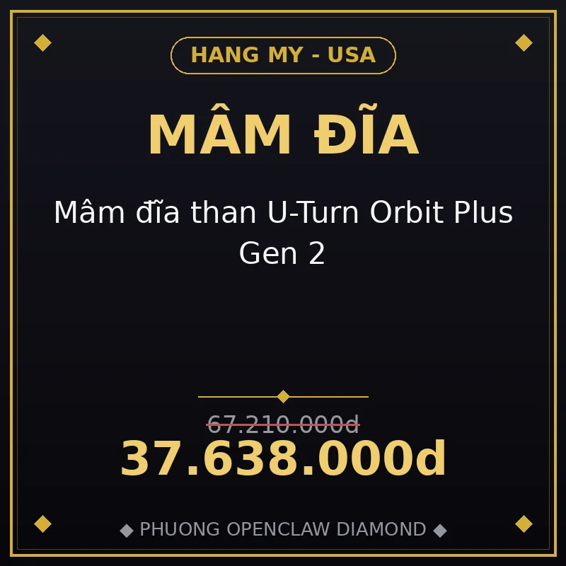 Mâm đĩa than U-Turn Orbit Plus Gen 2