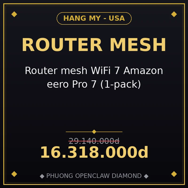 Router mesh WiFi 7 Amazon eero Pro 7 (1-pack)