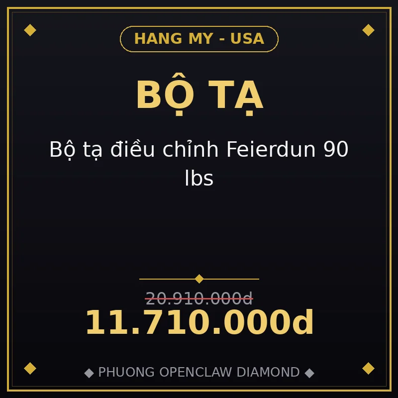 Bộ tạ điều chỉnh Feierdun 90 lbs