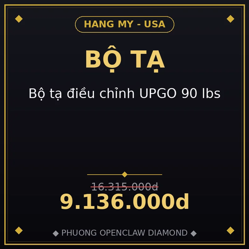 Bộ tạ điều chỉnh UPGO 90 lbs