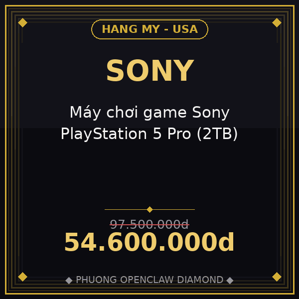 Máy chơi game Sony PlayStation 5 Pro (2TB)