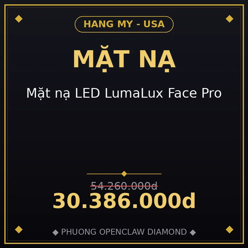 Mặt nạ LED LumaLux Face Pro