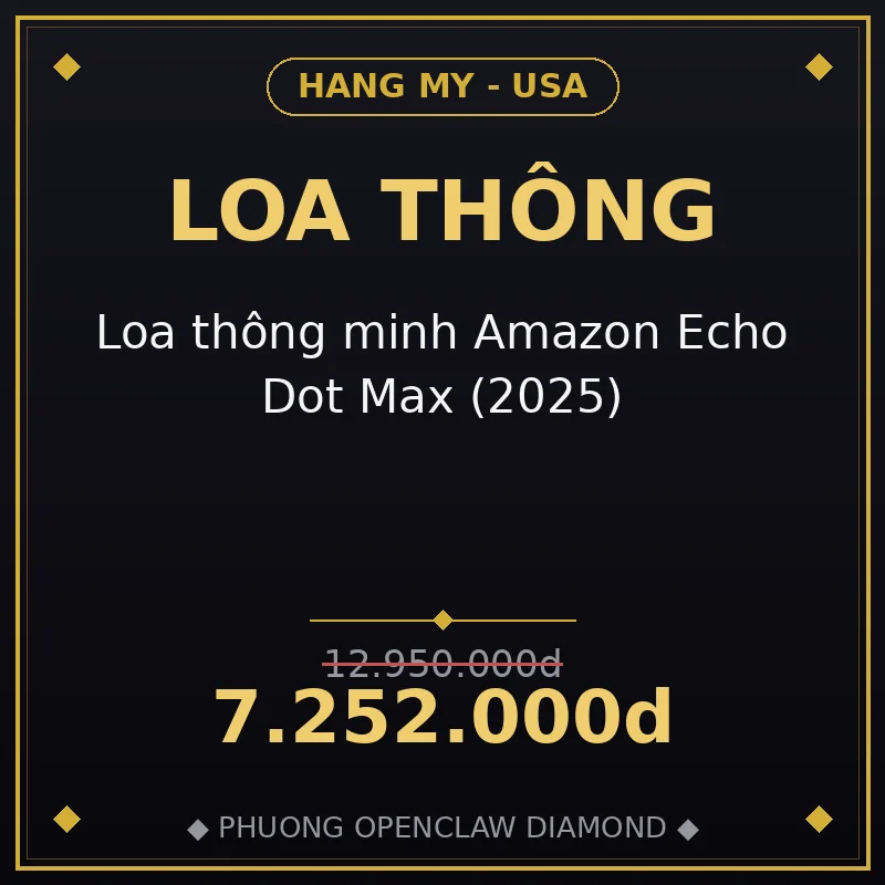 Loa thông minh Amazon Echo Dot Max (2025)