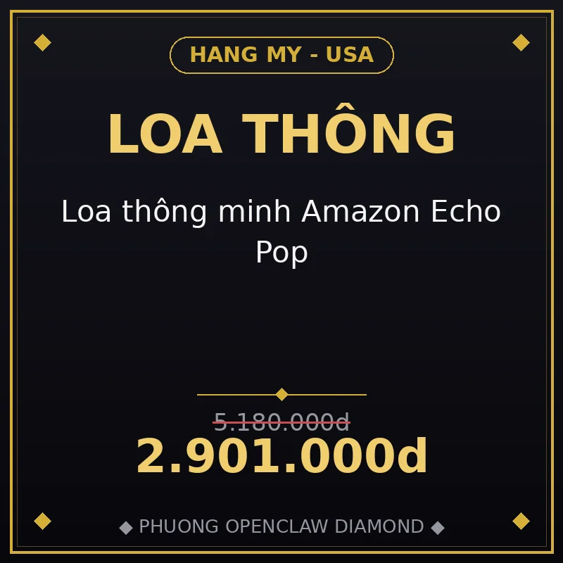 Loa thông minh Amazon Echo Pop