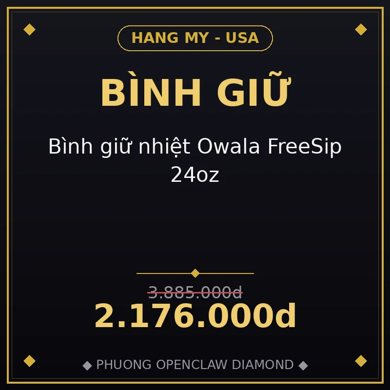 Bình giữ nhiệt Owala FreeSip 24oz