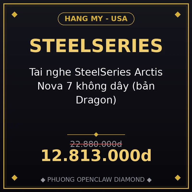Tai nghe SteelSeries Arctis Nova 7 không dây (bản Dragon)