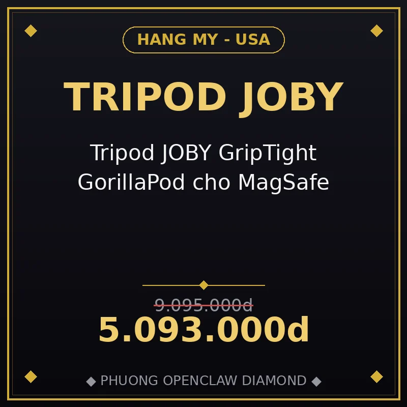 Tripod JOBY GripTight GorillaPod cho MagSafe