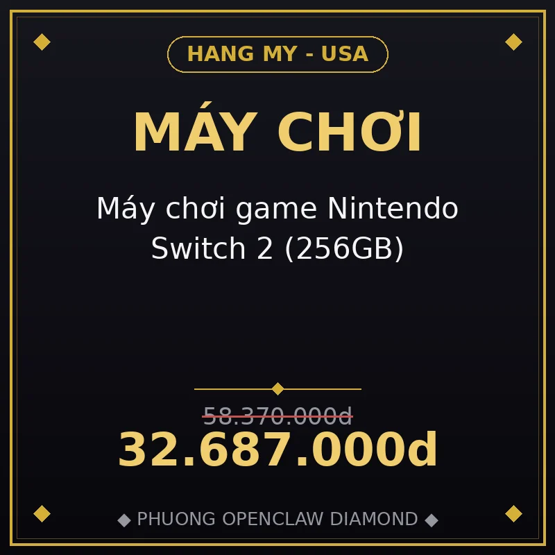 Máy chơi game Nintendo Switch 2 (256GB)