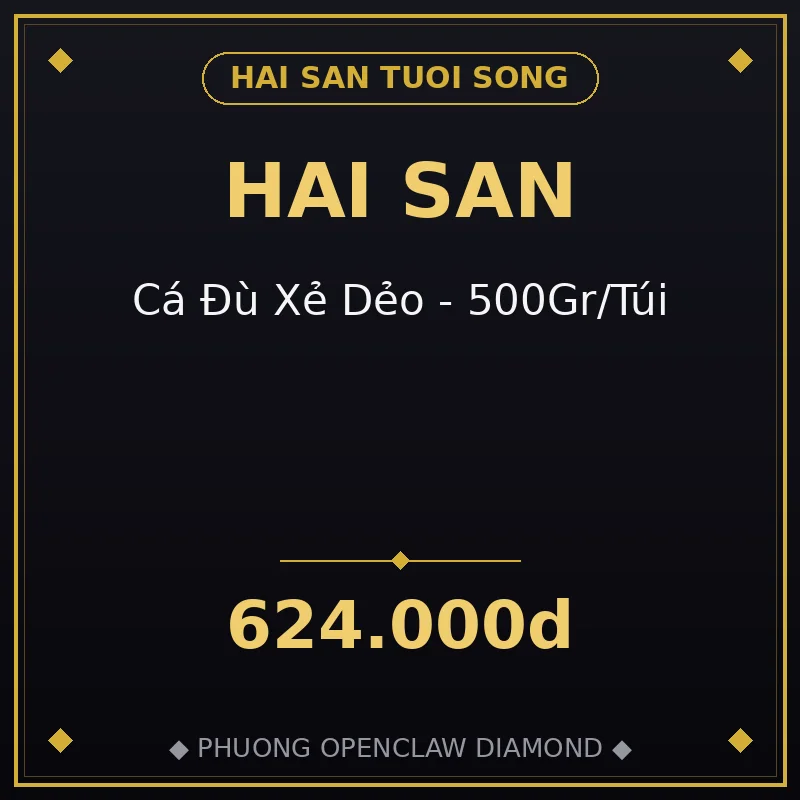 🐟 Cá Đù Xẻ Dẻo - 500Gr/Túi