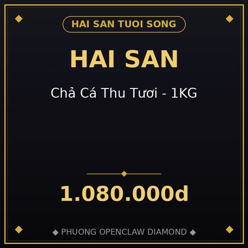 🐟 Chả Cá Thu Tươi - 1KG