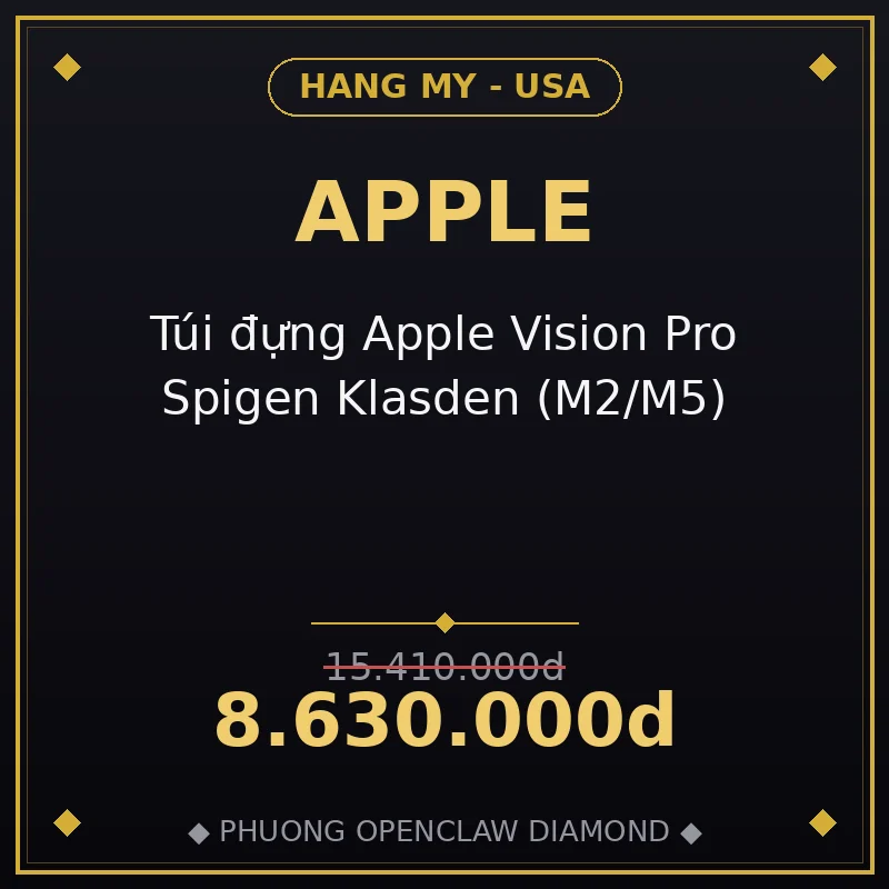 Túi đựng Apple Vision Pro Spigen Klasden (M2/M5)