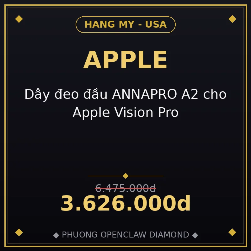 Dây đeo đầu ANNAPRO A2 cho Apple Vision Pro