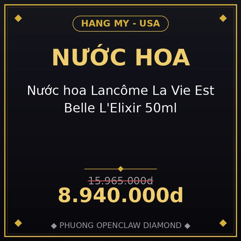 Nước hoa Lancôme La Vie Est Belle L'Elixir 50ml