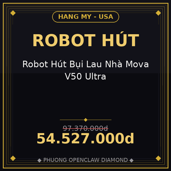 Robot Hút Bụi Lau Nhà Mova V50 Ultra