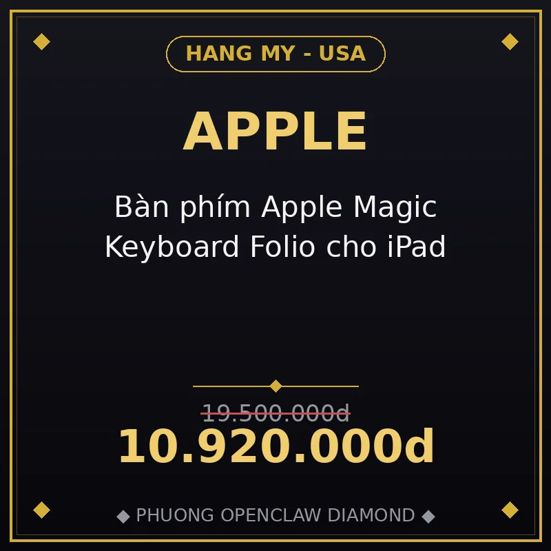 Bàn phím Apple Magic Keyboard Folio cho iPad
