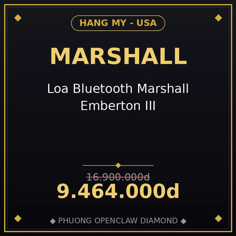 Loa Bluetooth Marshall Emberton III