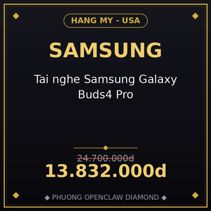 Tai nghe Samsung Galaxy Buds4 Pro