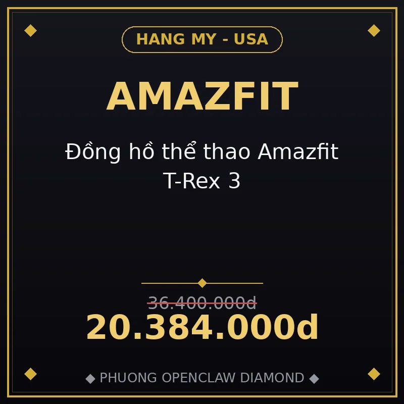 Đồng hồ thể thao Amazfit T-Rex 3
