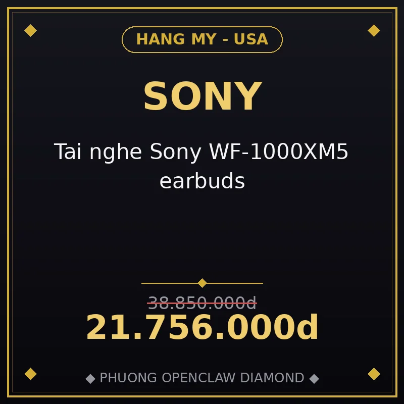 Tai nghe Sony WF-1000XM5 earbuds