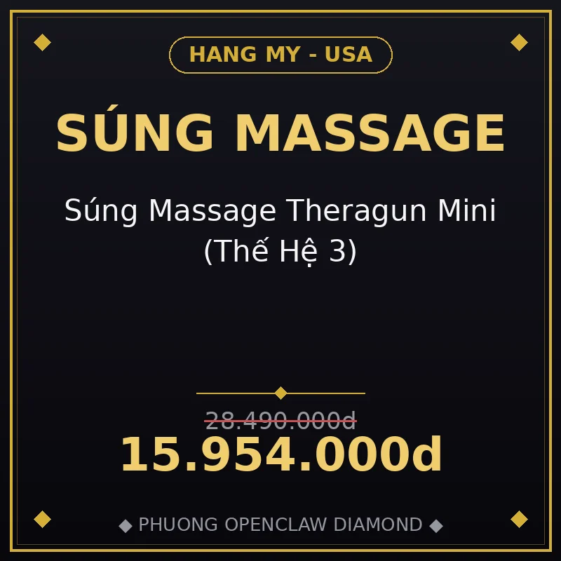 Súng Massage Theragun Mini (Thế Hệ 3)