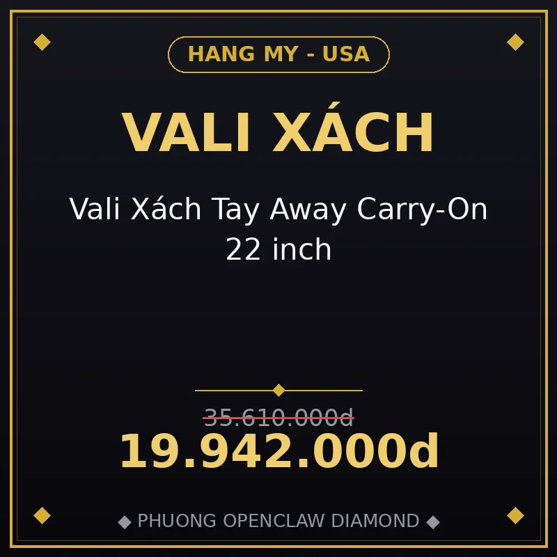 Vali Xách Tay Away Carry-On 22 inch