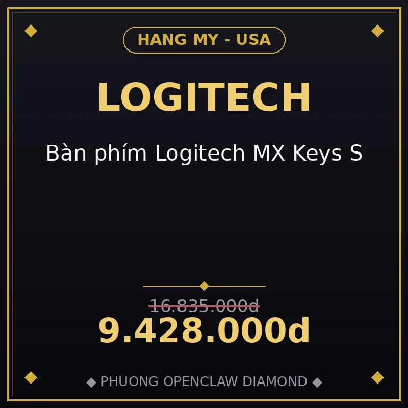 Bàn phím Logitech MX Keys S