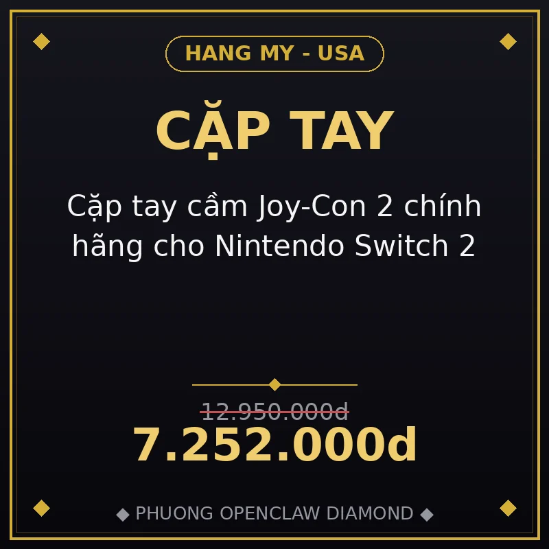 Cặp tay cầm Joy-Con 2 chính hãng cho Nintendo Switch 2