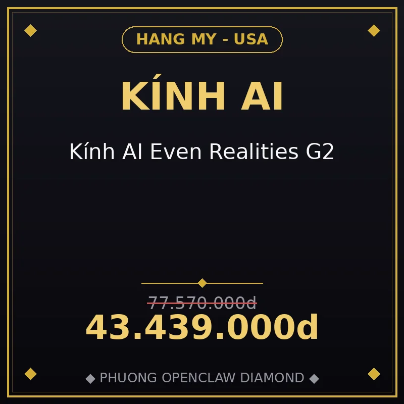 Kính AI Even Realities G2