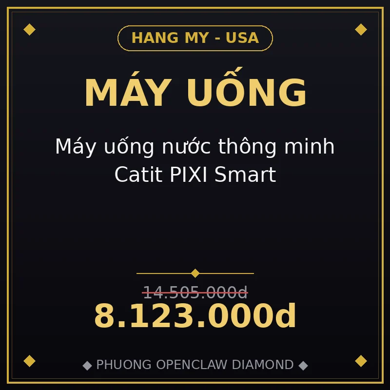 Máy uống nước thông minh Catit PIXI Smart