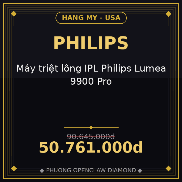 Máy triệt lông IPL Philips Lumea 9900 Pro