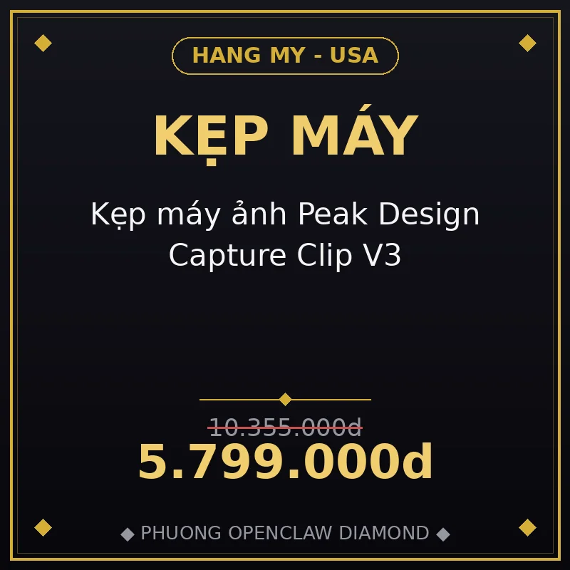 Kẹp máy ảnh Peak Design Capture Clip V3