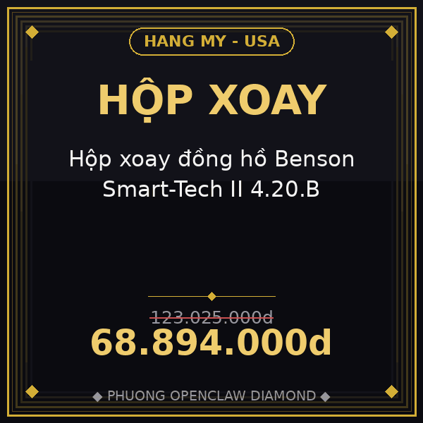 Hộp xoay đồng hồ Benson Smart-Tech II 4.20.B