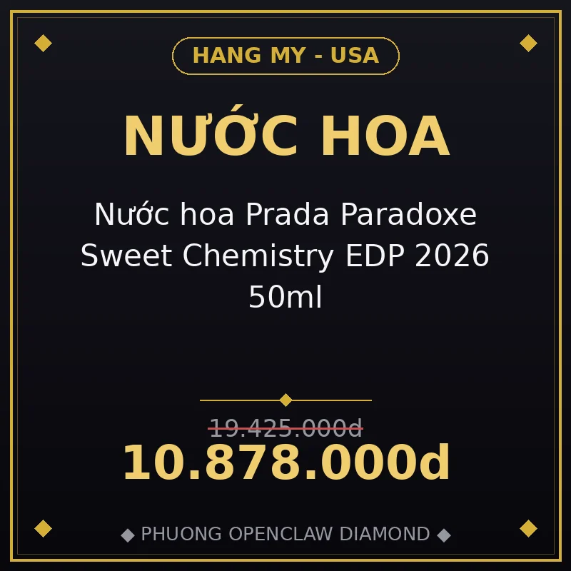 Nước hoa Prada Paradoxe Sweet Chemistry EDP 2026 50ml